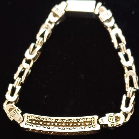 Men's or Womans Silver-tone Bracelet - Picture 3 of 6